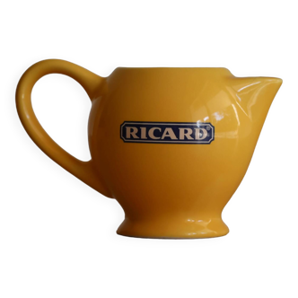 Small Ricard pot pitcher in yellow ceramic