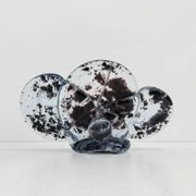 Mid-century abstract glass sculpture, 1970s