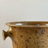 Pyrite stoneware ice bucket 1970