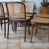 Lot de 6 chaises cannées drevounia