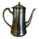 Ancienne cafetière à col de cygne en métal argenté – estampillée N.G.
