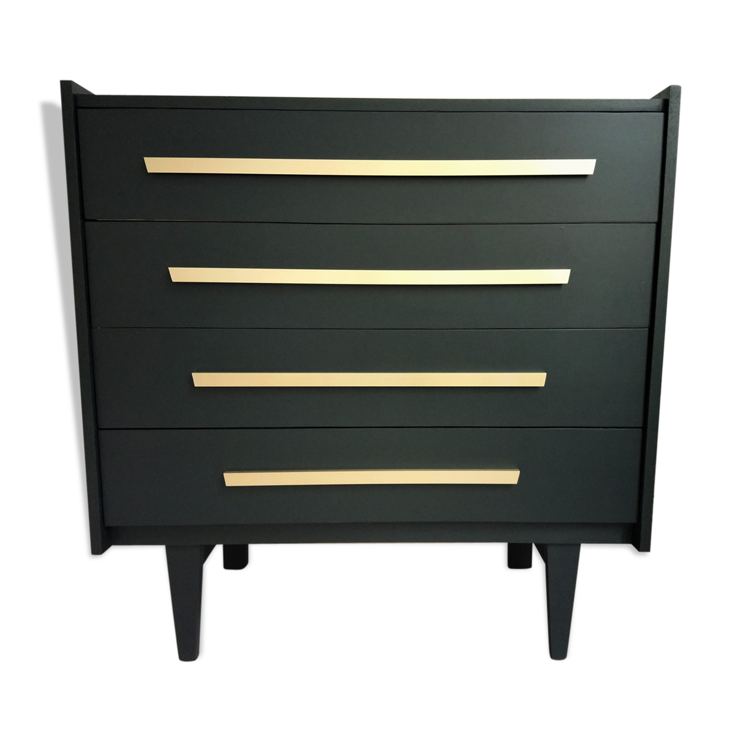 Commode vintage bleu profond