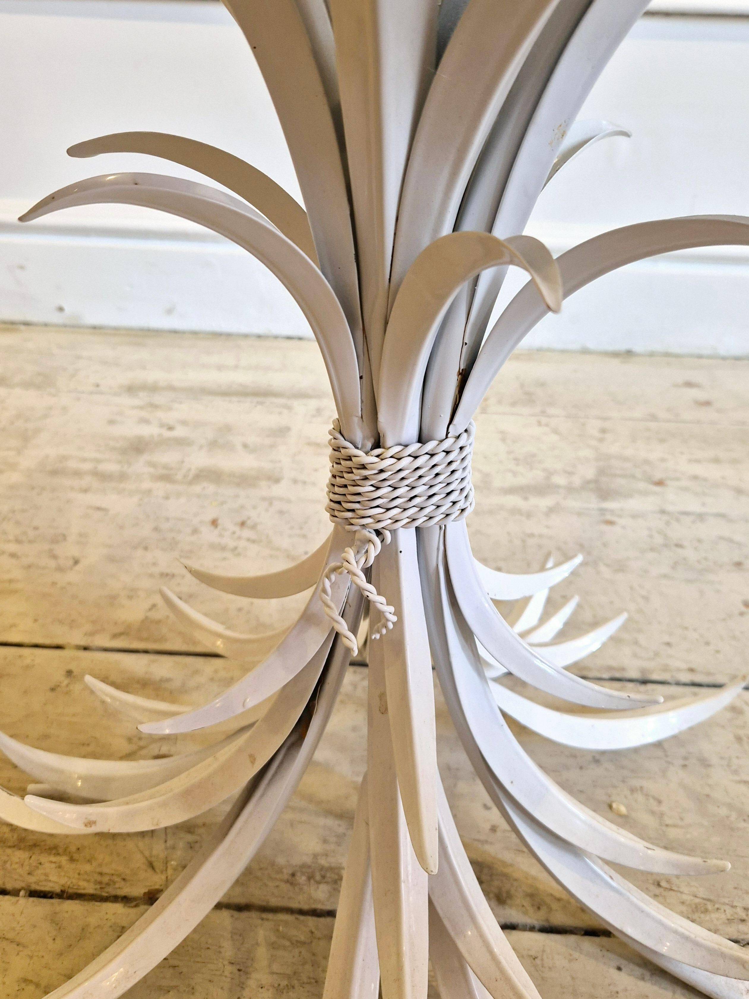 Hans Kögl, "Coco Chanel" - metal side table, Hollywood Regency