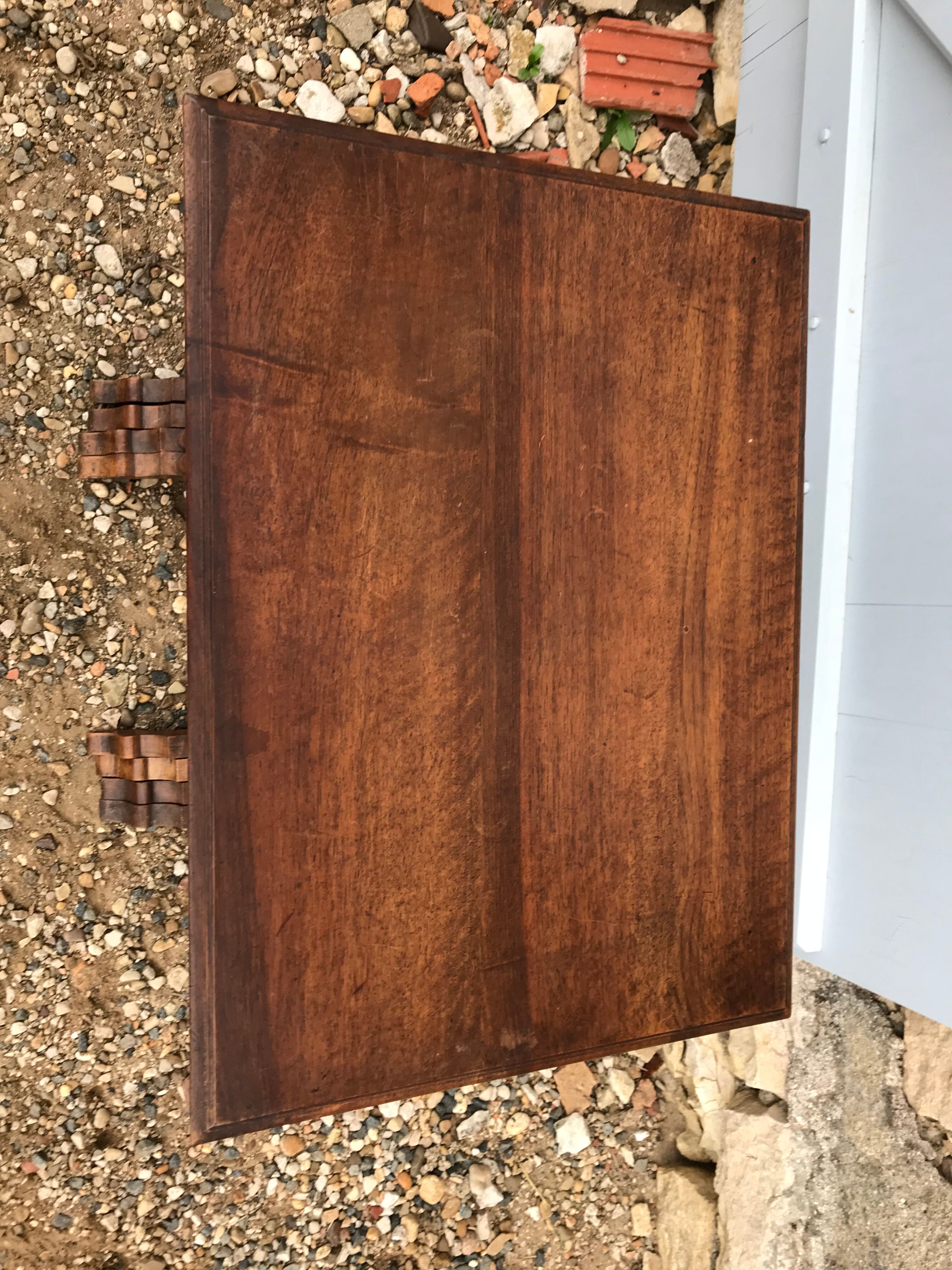 4 pull-out tables wood 1900