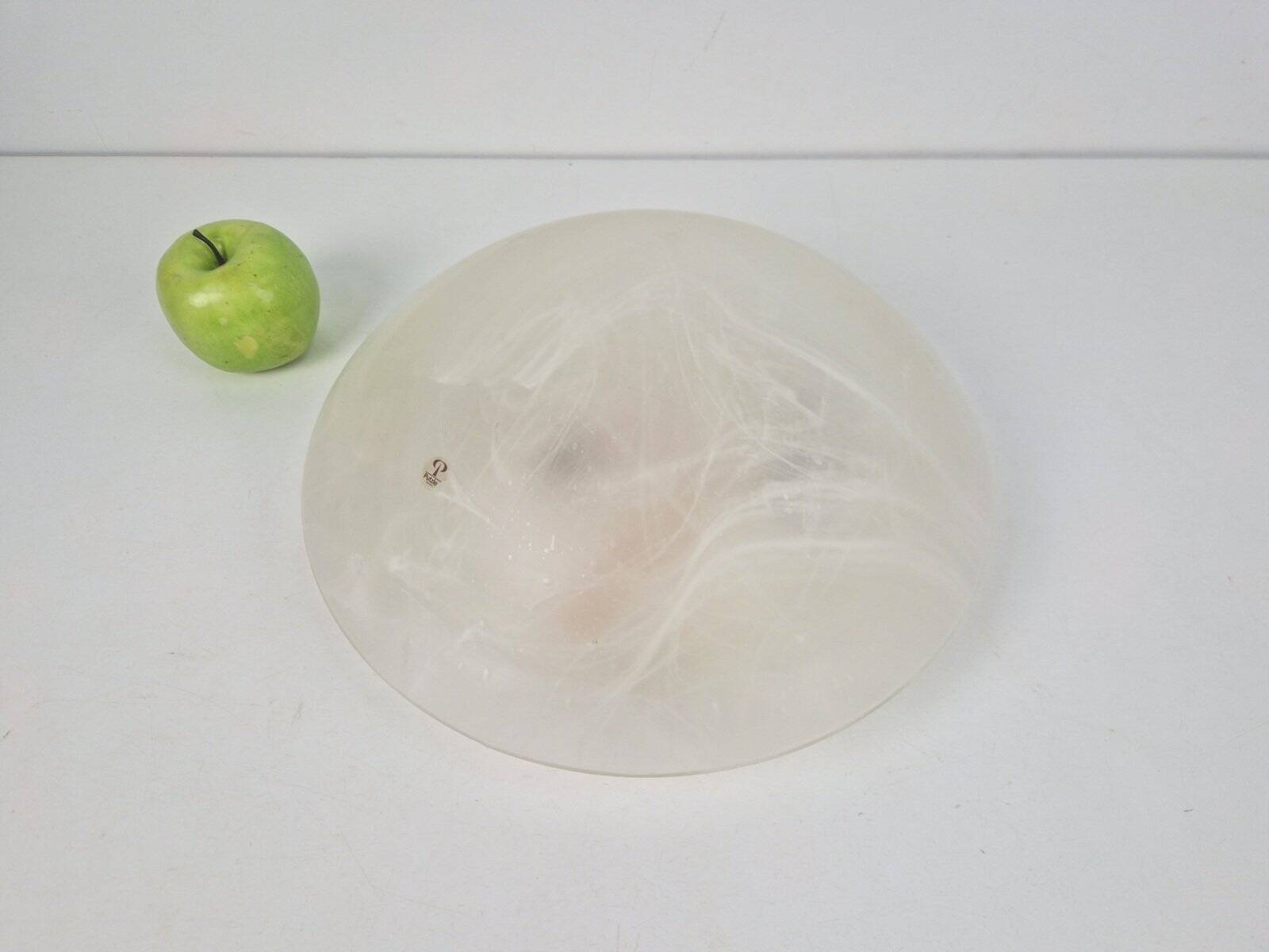 Vintage Ceiling Lamp in Frosted Glass from Peill & Putzler, 1960s