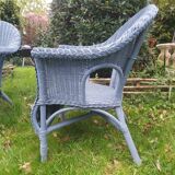 Salon de jardin osier