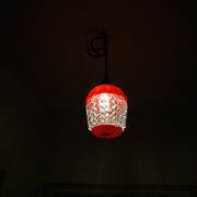Suspension vintage design lampion années 50