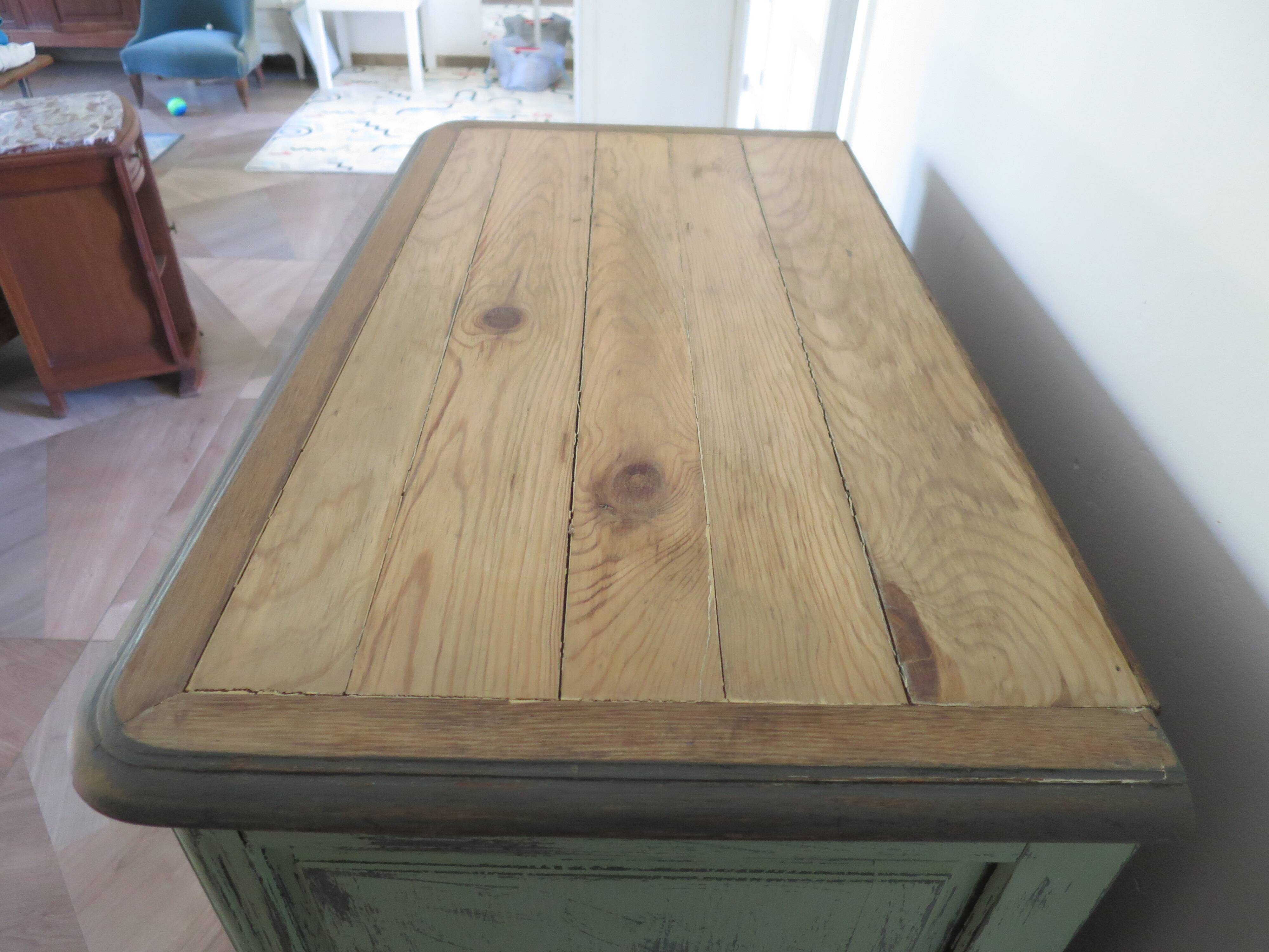 Vintage - Jam cupboard - Low sideboard - Rustic / Shabby chic - Solid wood