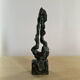 Sculpture abstraite en bronze du milieu du siècle