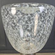 Vintage italian murano glass space age floor lamp, 1970s