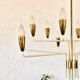 Chandelier 12 arms attributed to Stilnovo,1950