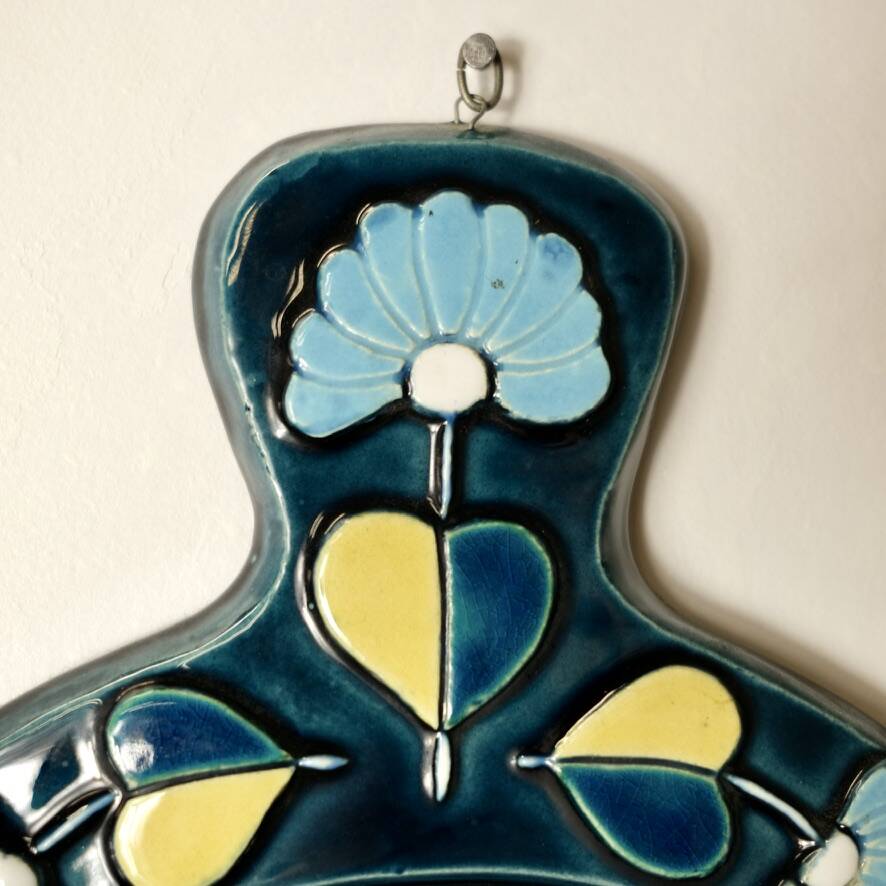 Ceramic mirror by Mithé Espelt, 1960s