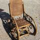 Fauteuil rocking-chair bambou rotin