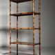 Faux bamboo bookcase