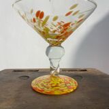 Clichy glass fruit bowl