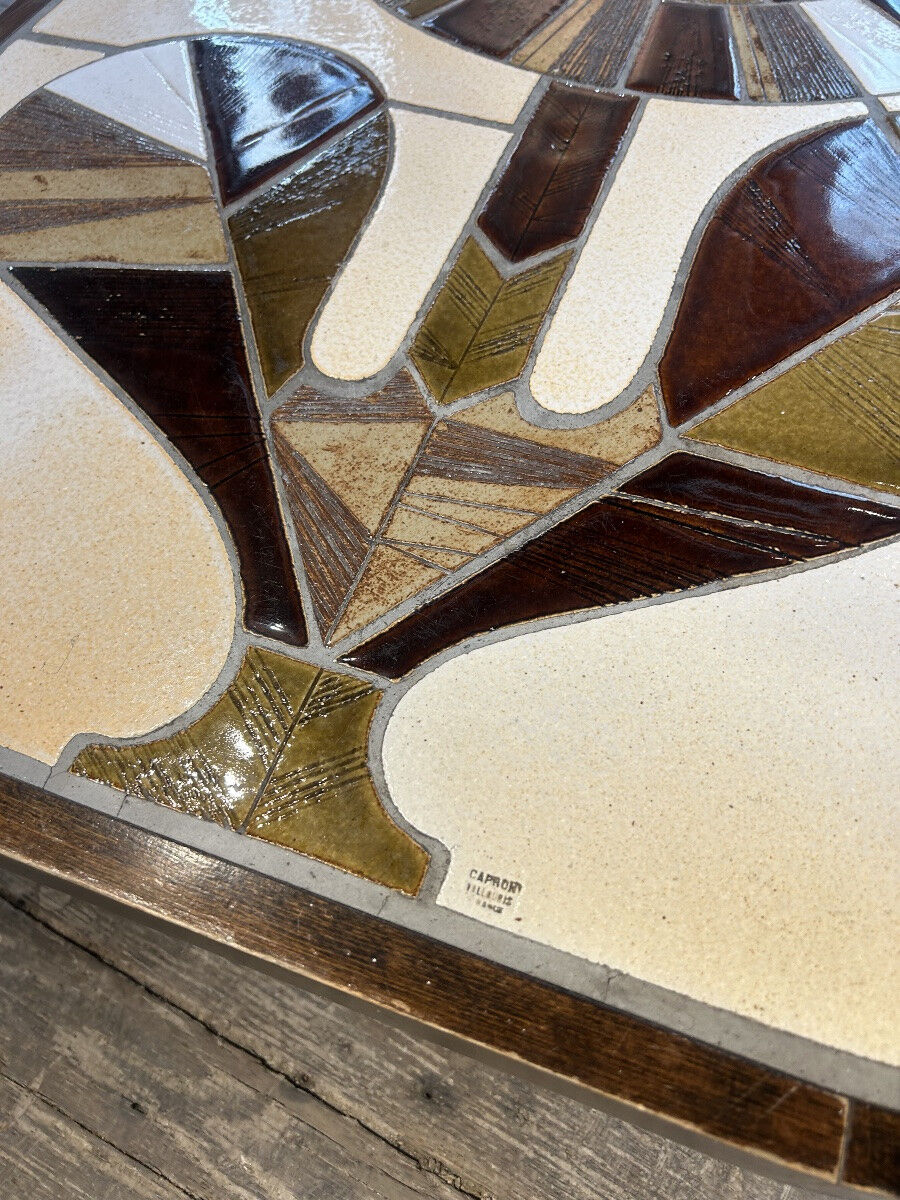 Roger Capron - flower coffee table 1950