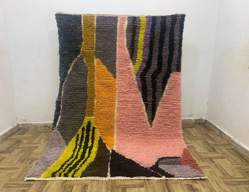 Azilal woven wool rug 250cmx150cm