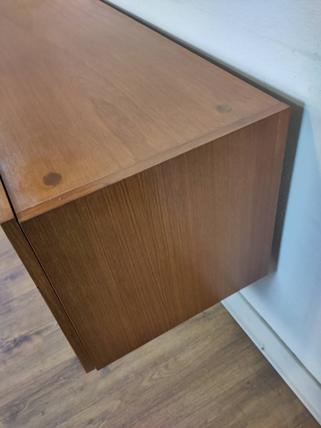 Scandinavian teak and metal sideboard