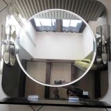 Mirror ISA brand with sconces - mirror with sconces 67x70cm