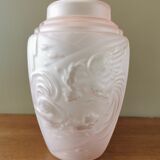 Art deco vase decorated with roosters