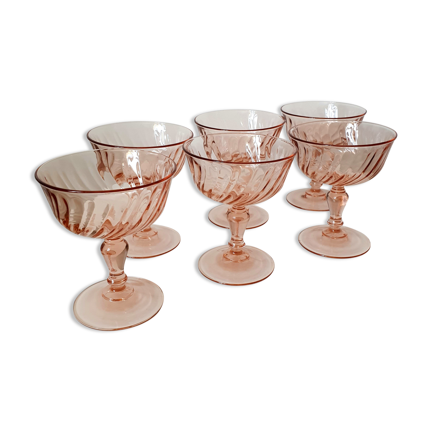 Rosaline champagne cups