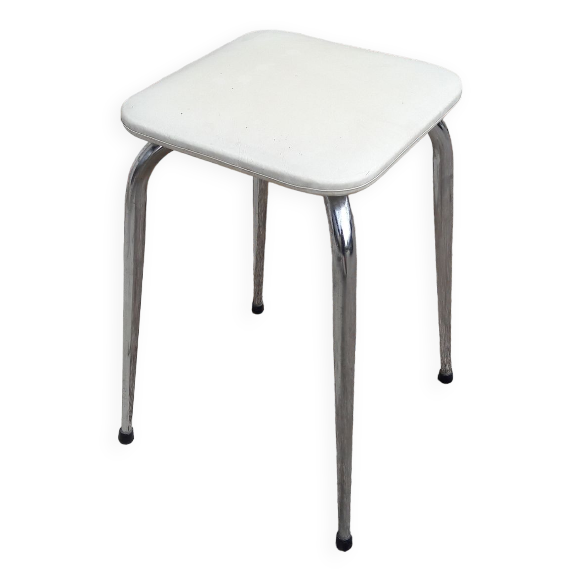 Vintage stool chrome legs