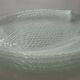 Paire d’assiettes plates forme poisson en verre
