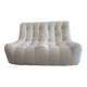 Vintage Steiner two-seater armchair from the 80s.