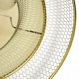 Mid Century ceiling lamp from ERCO made of expanded metal