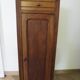 vintage - jam cabinet - side table - 1 drawer - 1 door - rustic style
