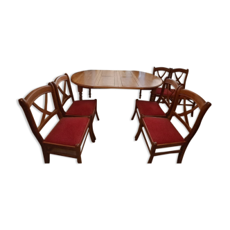 Table and 6 chairs