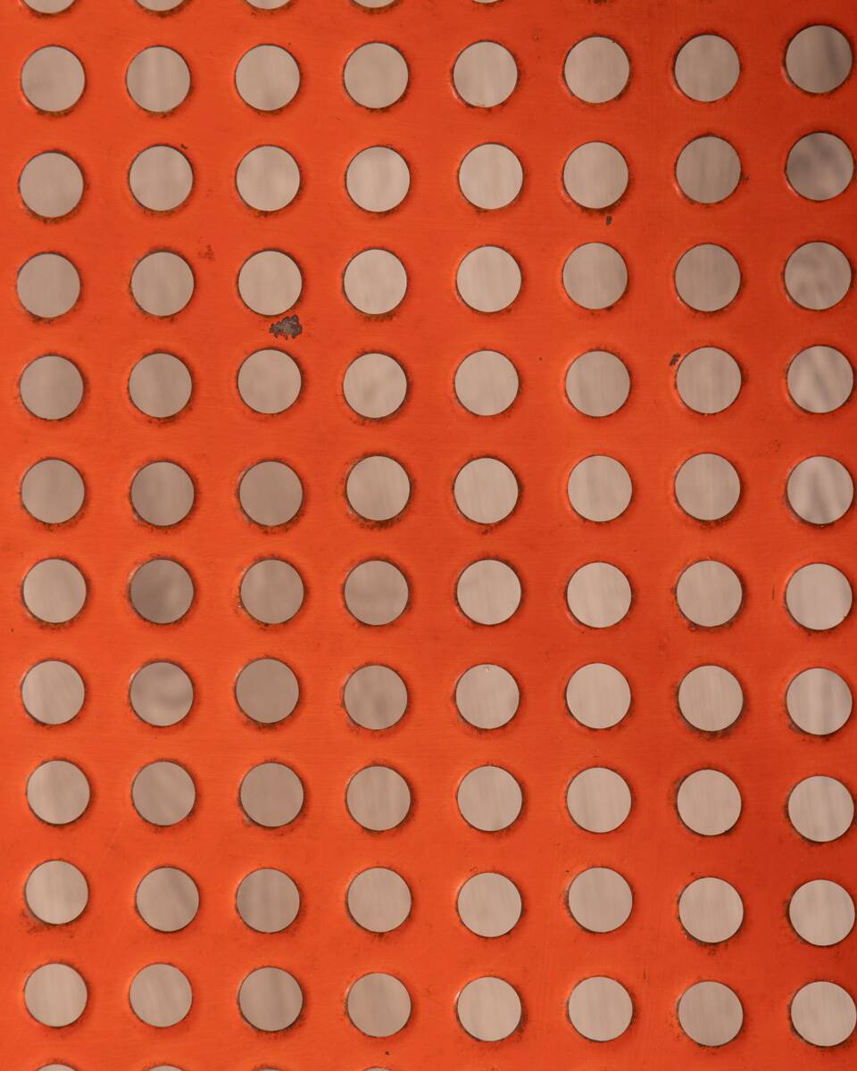 Pair of vintage red garden chairs from the 70s, italian design