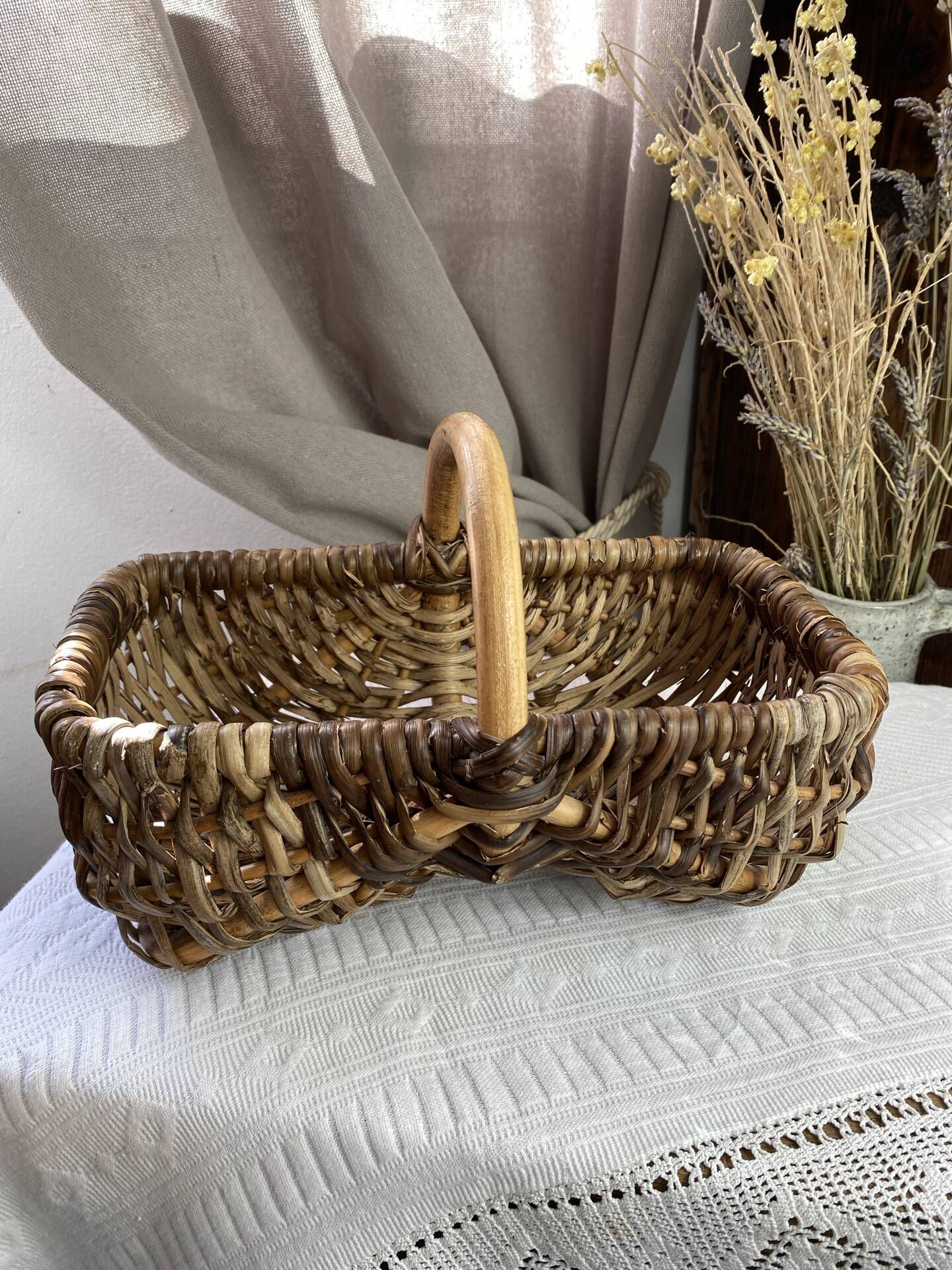 Rattan split basket