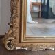 Antique Louis Philippe mirror with a pediment.