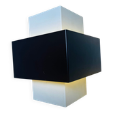 Geometric Wall Lamp By J.J.M. Hoogervorst For Anvia Nederland, The Netherlands, 1960S