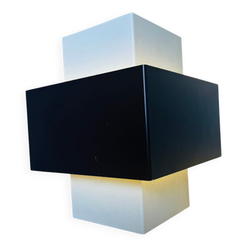 Geometric Wall Lamp By J.J.M. Hoogervorst For Anvia Nederland, The Netherlands, 1960S