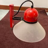 Industrial Red Sconces Set of 2 1970’s