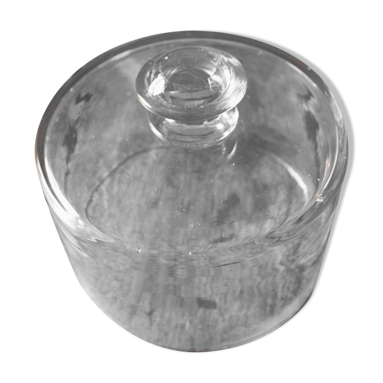 Glass bell cap
