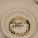 Limoges porcelain tripod décor decors gallant scene