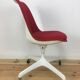 Tulip swivel chair on wheels by Eero Saarinen
