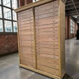 Classeur industriel vintage XL, caisson à tiroirs