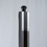 Plexiglass/metal floor lamp 70s