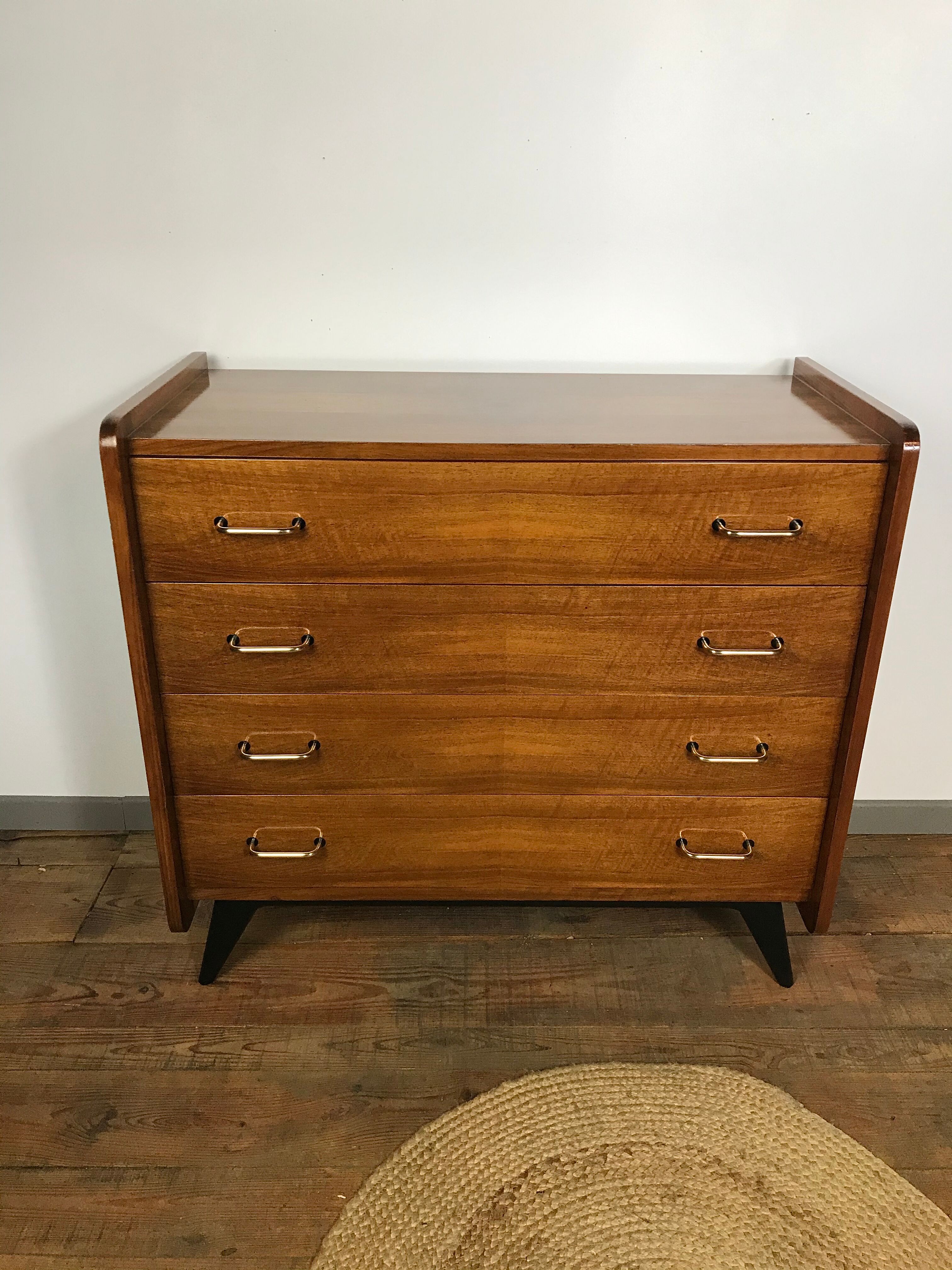Vintage walnut dresser