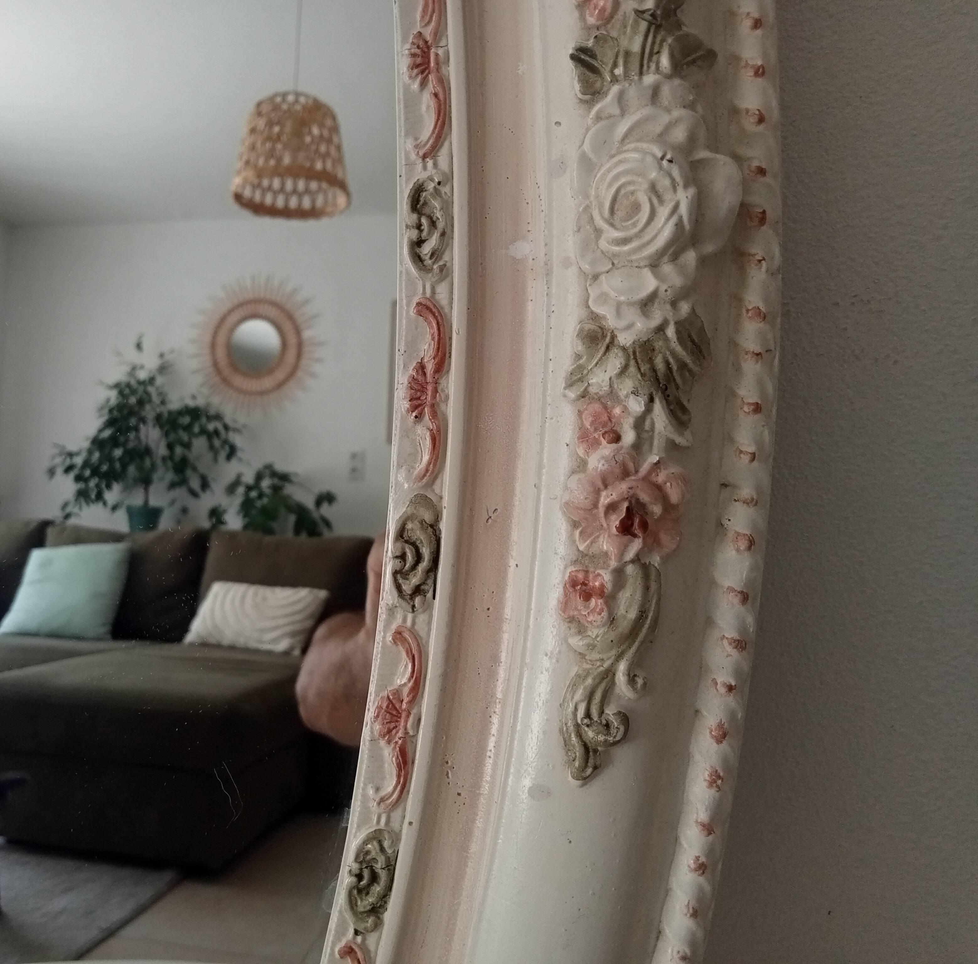 Vintage ceramic mirror from the 60s/70s.