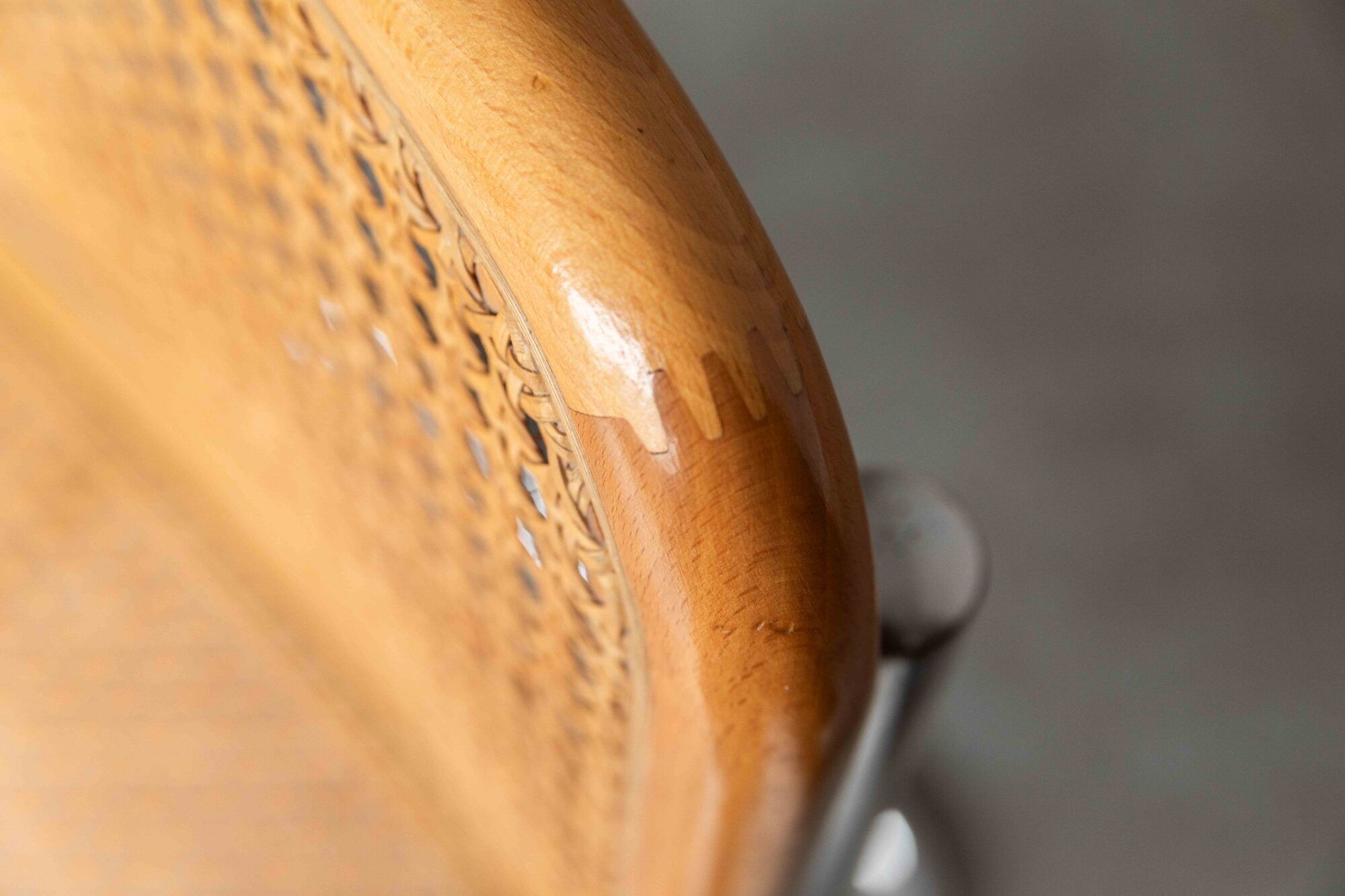 Set of 7 'Cesca' dining chairs by Marcel Breuer.