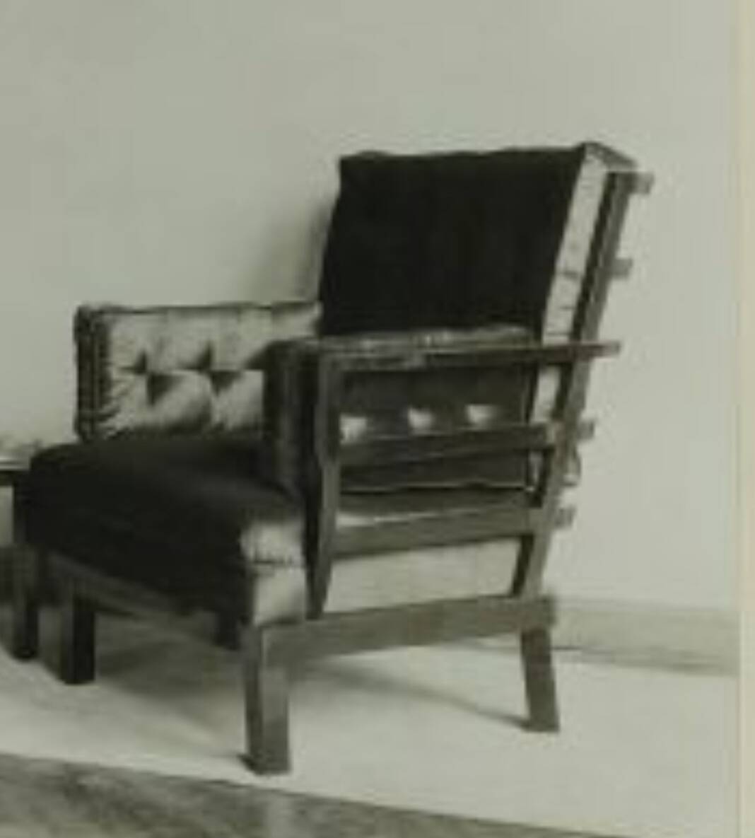 Lajos Kozma, importants fauteuils Art Déco de Budapest Werkstatte, années 1930