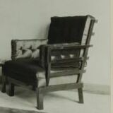 Lajos Kozma, important Art Deco  armchairs by Budapest Werkstatte, 1930s