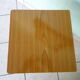 Tablette d'appoint en formica, 2 étagères, métal doré - Années 60