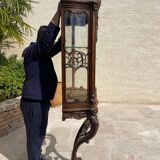 Louis XV Style Walnut Display Cabinet