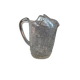 Special crackled glass pitcher with spikes